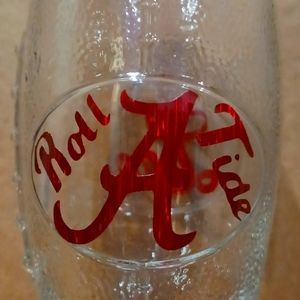 Personalized football glasses